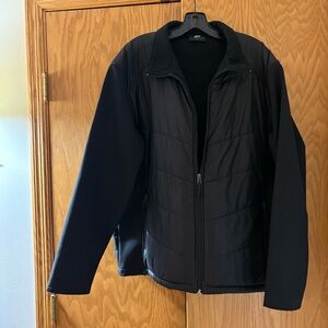 Port Authority Men's Black Hybrid Soft Shell Jacket
